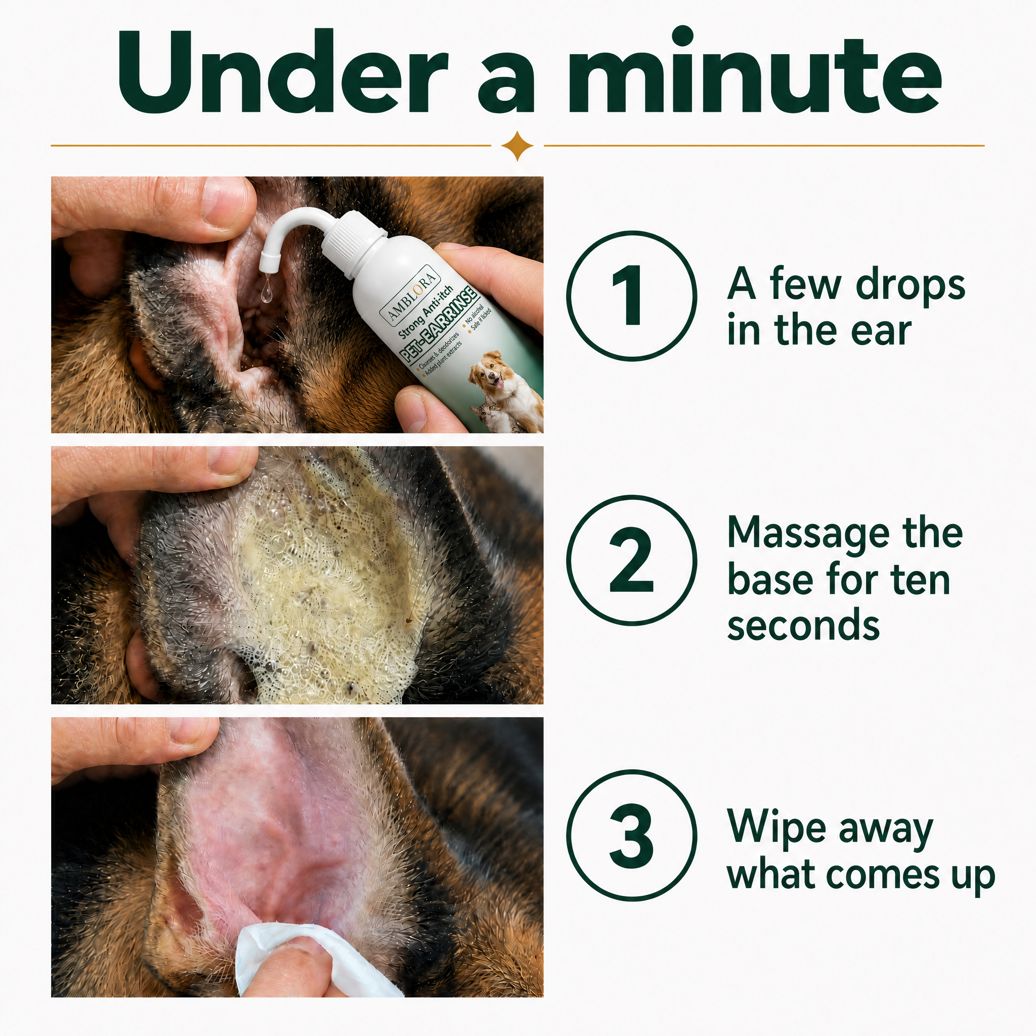 Ear Cleaner for Dogs & Cats