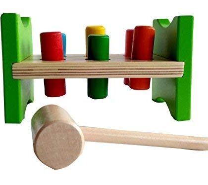 Percussion Platform Pounding Bench and Hammer Knock